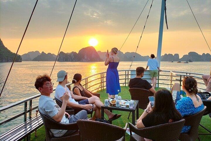 Halong Bay Day Tour 6Hour Deluxe Cruise Limousine Bus Small Group