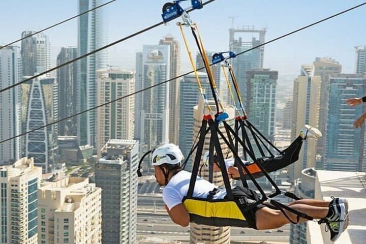 Xline Dubai Marina Zipline Experience With Photos & Video Option