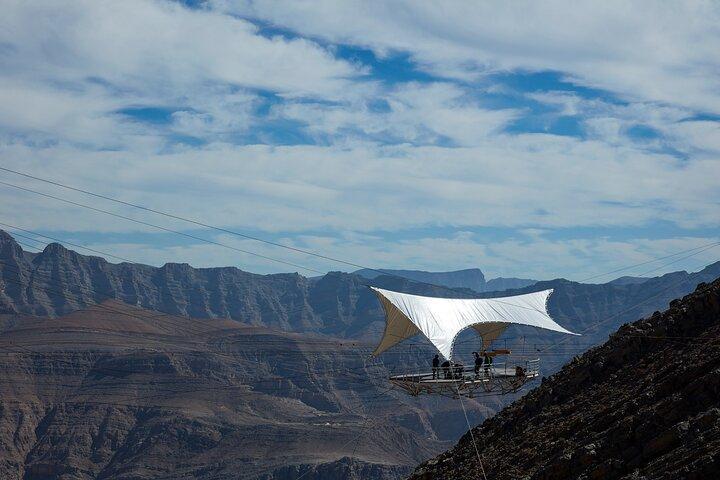 Guided Zipline Experience in Jebel Jais from Dubai