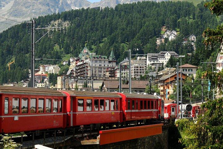 Milan to St. Moritz Tour by Private Car and Bernina Express