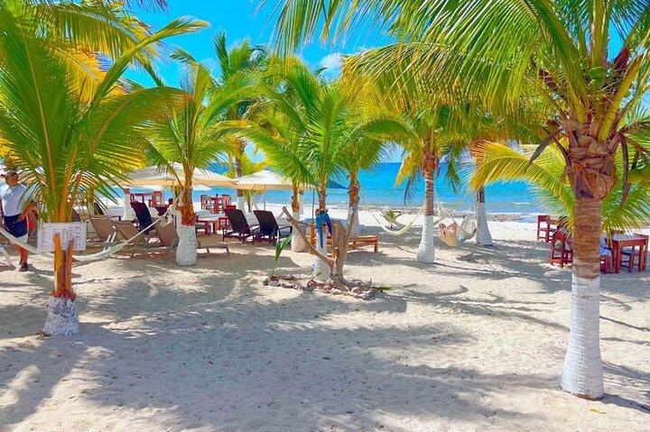 Half-Day Island Tour with Mayan Experience & Beach Break