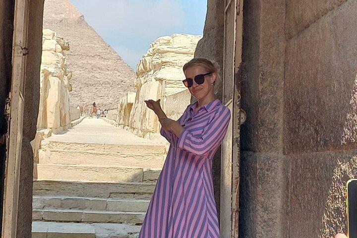 Private Half Day Trip to Giza Pyramids Sphinx with Camel Riding