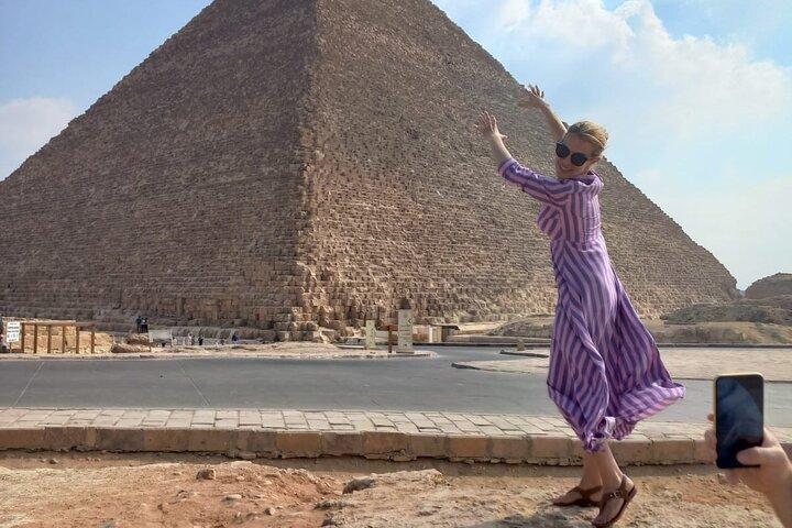 Private Half Day Trip to Giza Pyramids Sphinx with Camel Riding