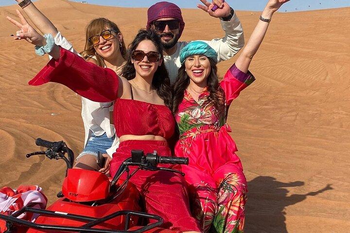 Combo:Deluxe Desert Safari with dinner + ATV self-drive/Quad Bike