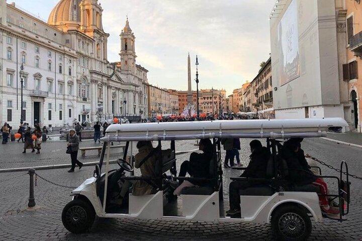 Private Golf Cart Tour of Rome’s Top Attractions