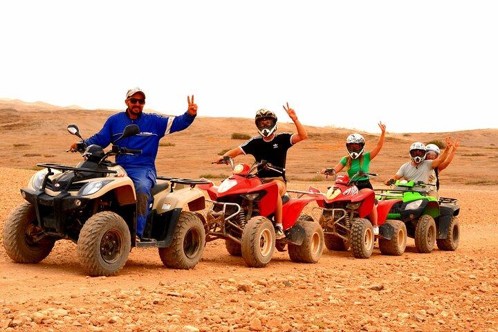 Half-day Quad excursions in the Agafay desert