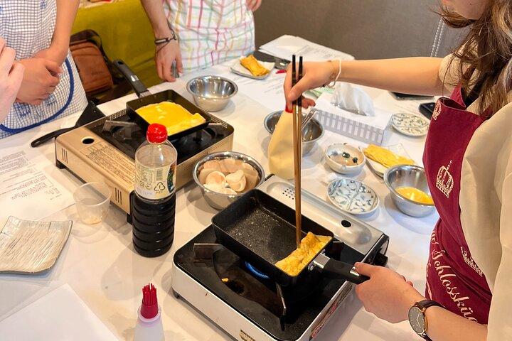 Kimono experience and Japanese home-cooking lesson Osaka Umeda