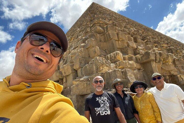 Giza Pyramids, the Grand Egyptian museum " GEM "