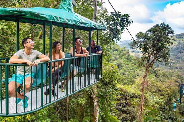 St. Lucia Zip Line, Aerial Tram and Hiking Adventure