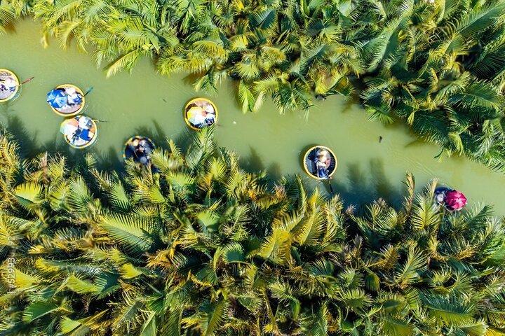 Basket Boat Ride, Coconut Forest, Sunset and Hoi An Town by Night