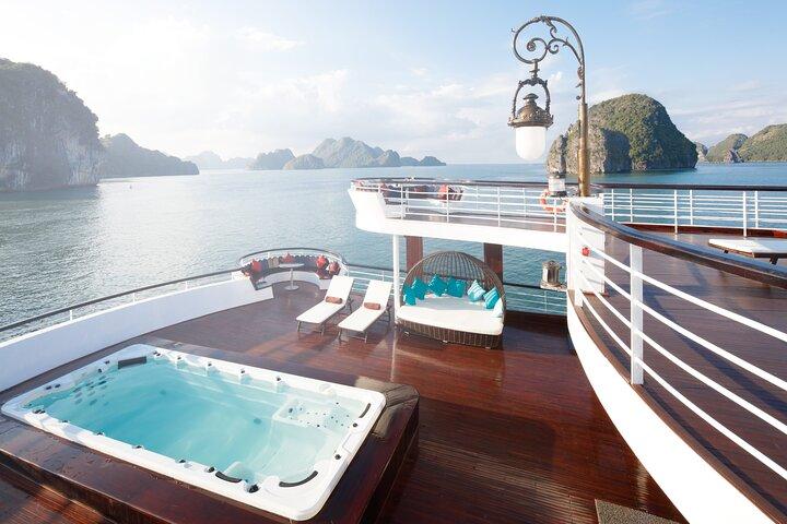 Unwind on a 2-Day Luxury Ha Long Bay Cruise from Hanoi