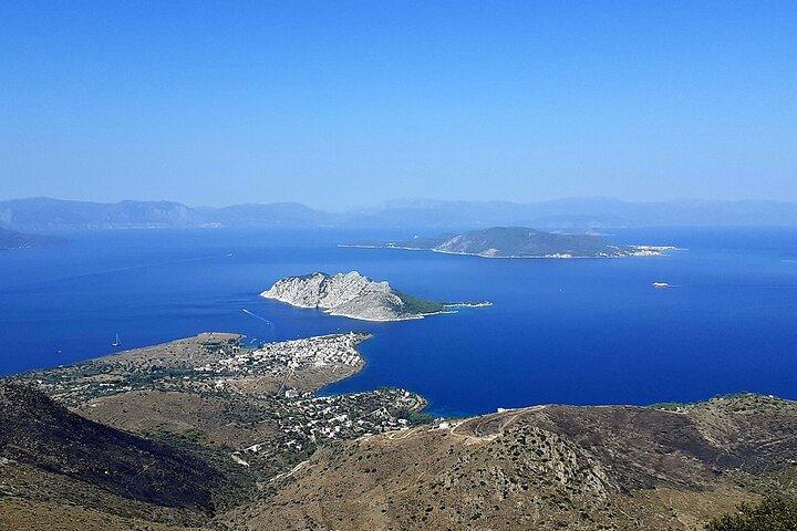 From Athens: Aegina Island E-bike & Walking Day Tour