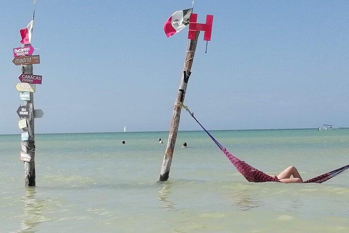 Full Day Tour of Isla Holbox and Isla Pasión with Cenote