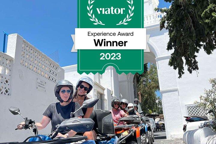 10 Years Santorini ATV/Quad Experience Tour- FREE Transportation