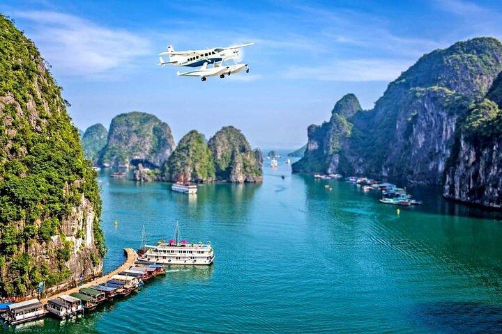 Explore Halong Bay by Scenic Seaplane and Luxury Day Cruise