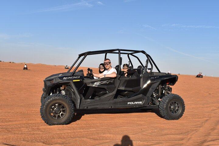 Dubai Private Red Dune Buggy Safari with BBQ Dinner in VIP Camp