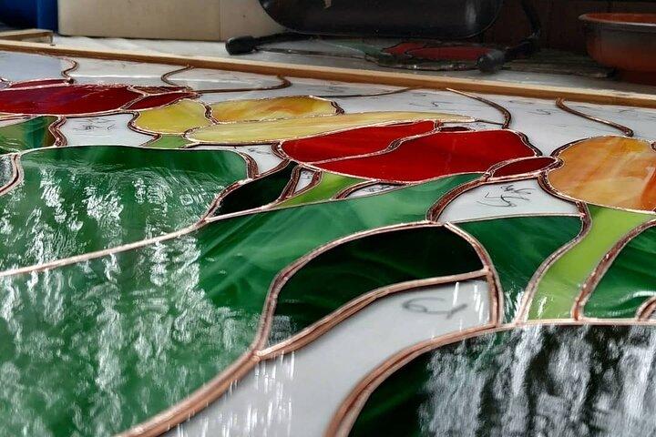 2/3 Hours Art Stained Glass Course in Trastevere