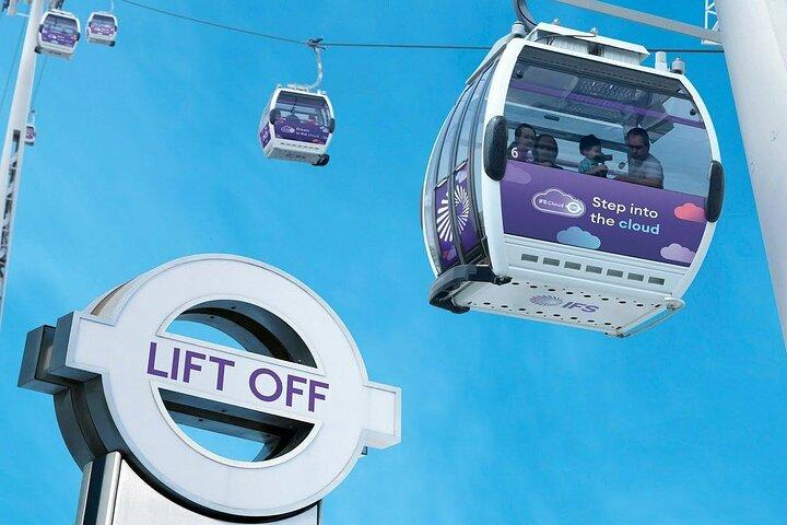 London: London Cable Car + Uber Boat One Way River Thames Cruise