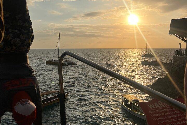 Montego bay Bamboo Rafting & Sunset at Ricks cafe Negril