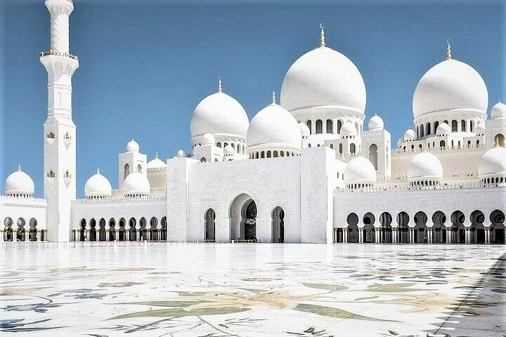 Abu Dhabi Grand Mosque Tour and Louvre Museum Visit from Dubai