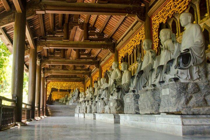 Bai Dinh Pagoda Trang An Boat Trip Day Tour by Limousine