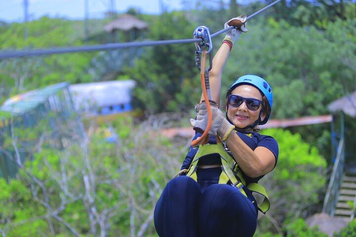 Soar, Splash & Swing: Extreme Zipline Adventure in Riviera Maya