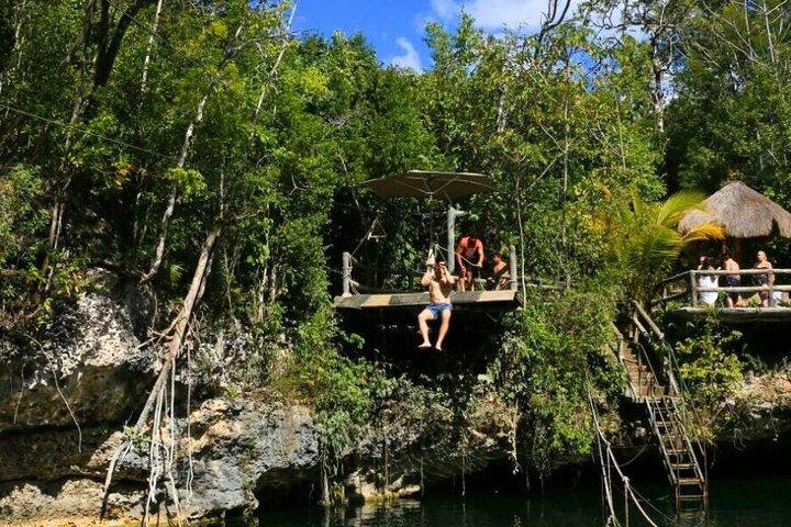 Soar, Splash & Swing: Extreme Zipline Adventure in Riviera Maya