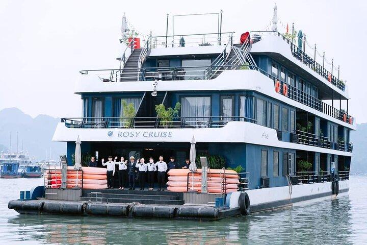 Rosy Cruise 5 Star Luxury Halong and Lan Ha Bay 2 Day 1 Night