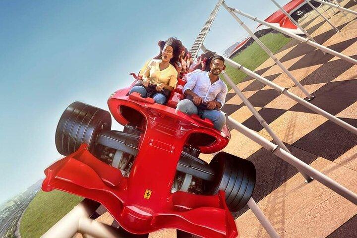 Abu Dhabi Tour With Ferrari World, Rides and games from Dubai