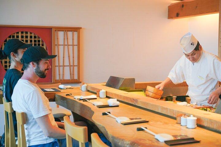 Vegan Friendly Sushi & Okonomiyaki Shibuya Night Foodie Tour