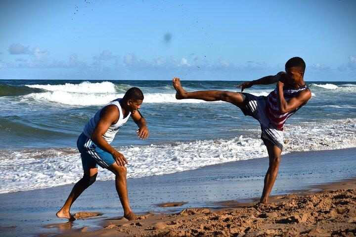 Capoeira Class Beach Training Salvador Abrantes