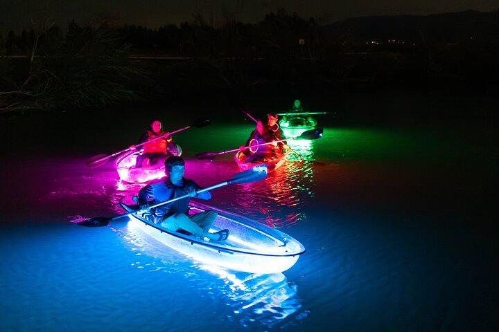 Nighttime LED Stargazing Clear Kayak Tour on Lake Tahoe
