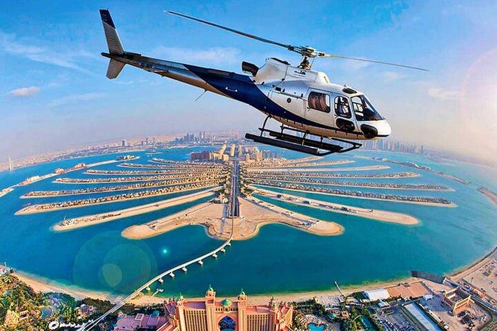 Helicopter Journey Over Palm Jumeirah, Burj Al Arab &Burj Khalifa