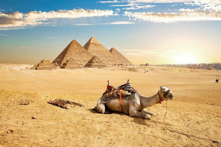 Private Half Day Trip Visit Giza Pyramids &Sphinx with Camel Ride