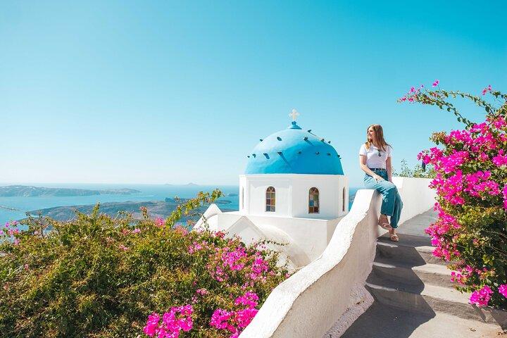 Santorini Vacation Photoshoot