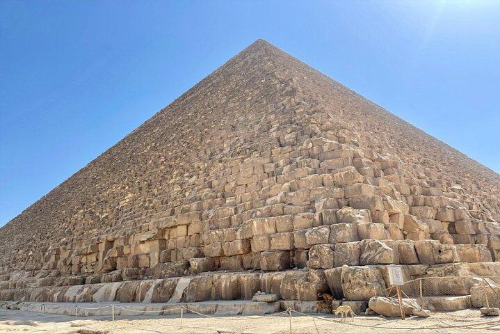 Pyramids, Egyptian Museum, and Khan Al-Khalili from Cairo