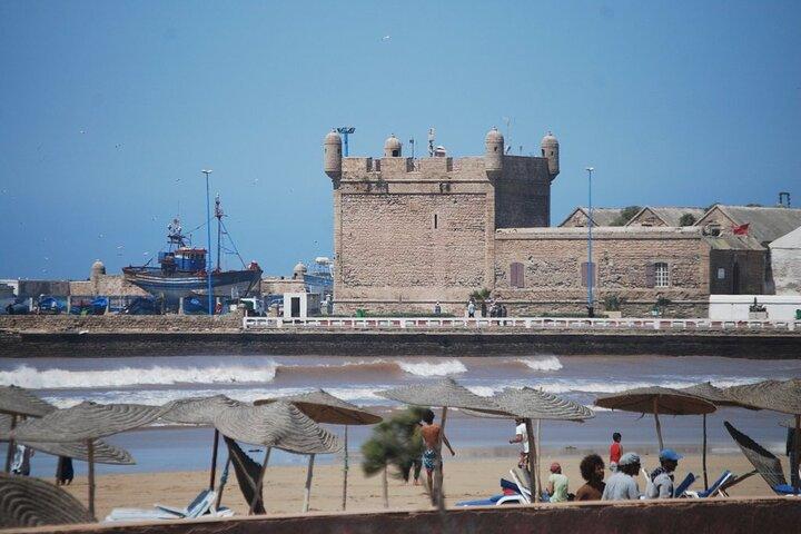 day trip to Essaouira from Agadir white tour guide