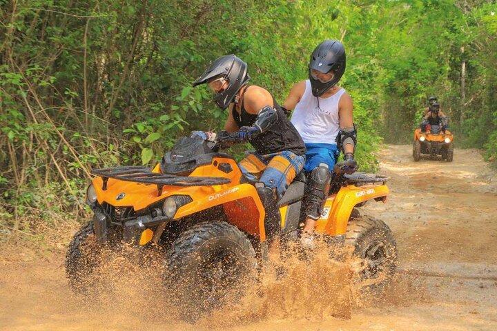 Maya Adrenaline: ATV, Ziplines & Cenote From Playa del Carmen.