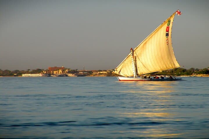 Nile Sunset Felucca Boat in Luxor