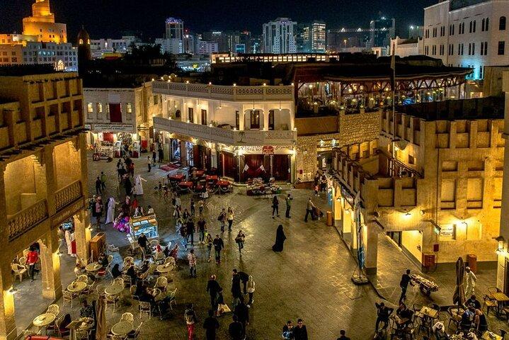 Doha Night City Tour,Souq waqif, Katara, Pearl Qatar,Lusail City