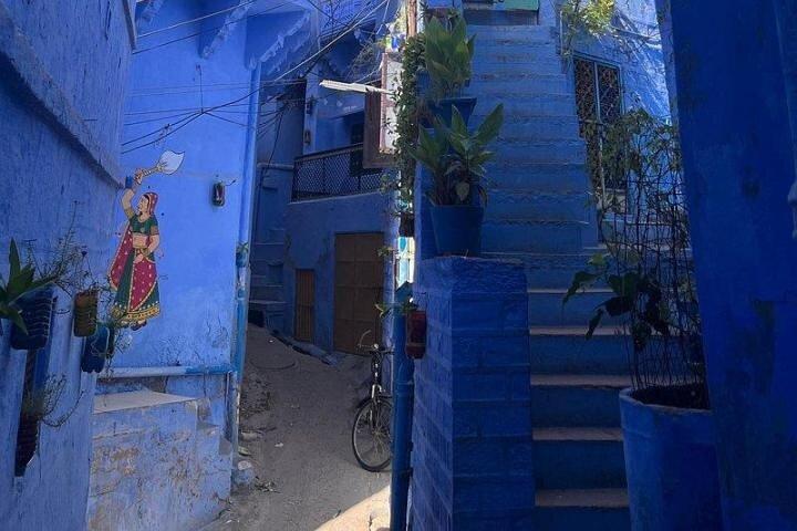 Blue City Heritage Private Walking Tour With Pickup and Drop-Off
