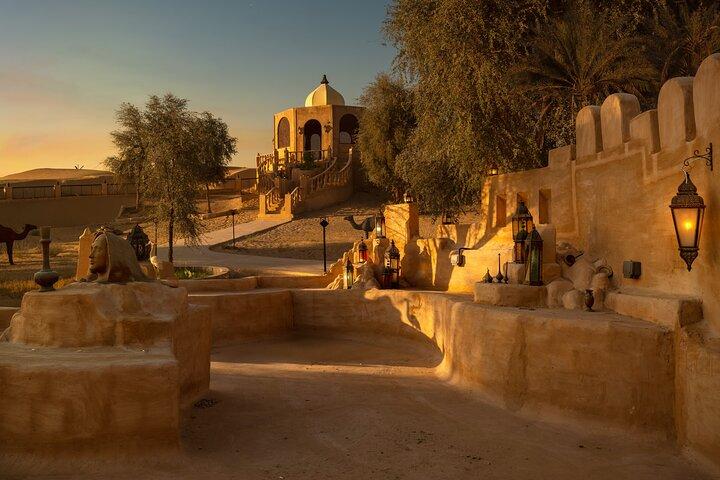 Dubai: Luxury Desert Fortress Dinner, Camel Ride & Live Shows