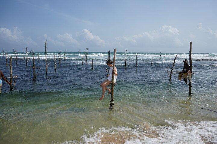 Private Galle Day Tour with River Safari, Stilt fishing & Turtles
