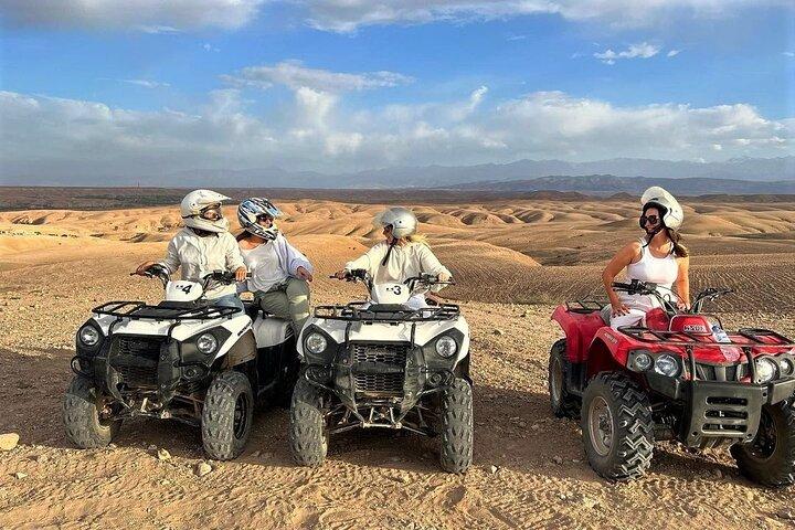 Quad Biking In The Rocky Desert of Agafay