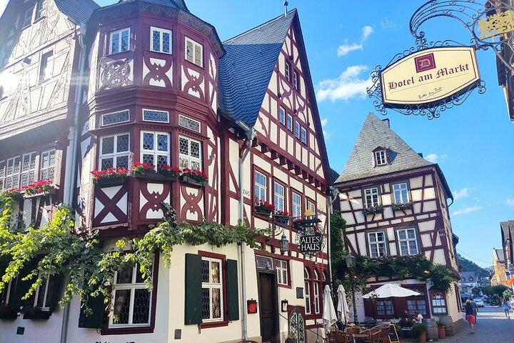 Private day trip to the Romantic Rhine Valley with river cruise and wine tasting