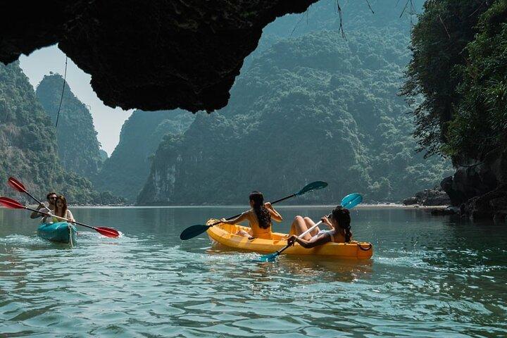 Hanoi : Halong & Lan Ha Bay Luxury 5-Star Balcony Cruise (2D1N)