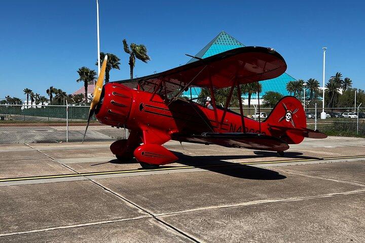 First Mate Open Cockpit Biplane Ride in Galveston