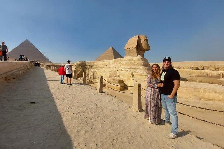 Cairo layover Giza pyramids Sphinx and Nile felucca ride