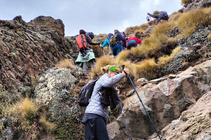 6-Day Private Hiking Tour in Mt Kenya via Chogoria-Sirimon Route
