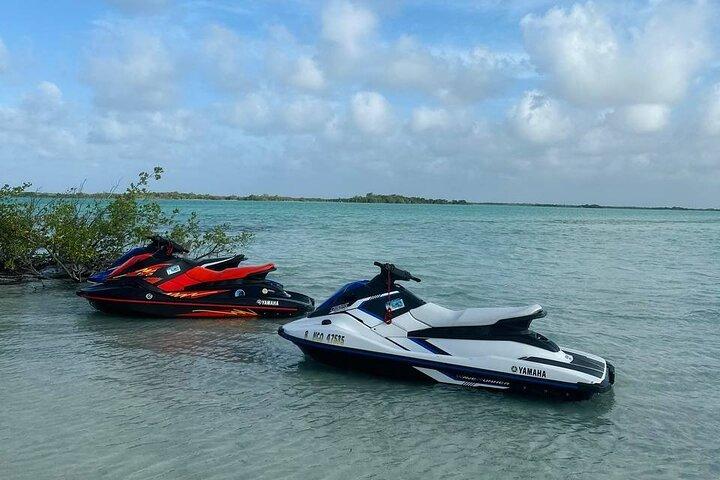 4-Hour Guided Jet Ski Tour to Secret Beach, San Pedro, Belize